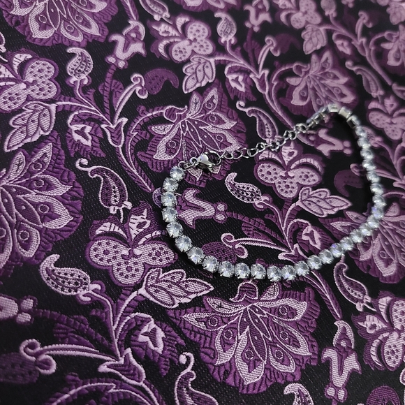 Silver Tennis Bracelet - Picture 13 of 14